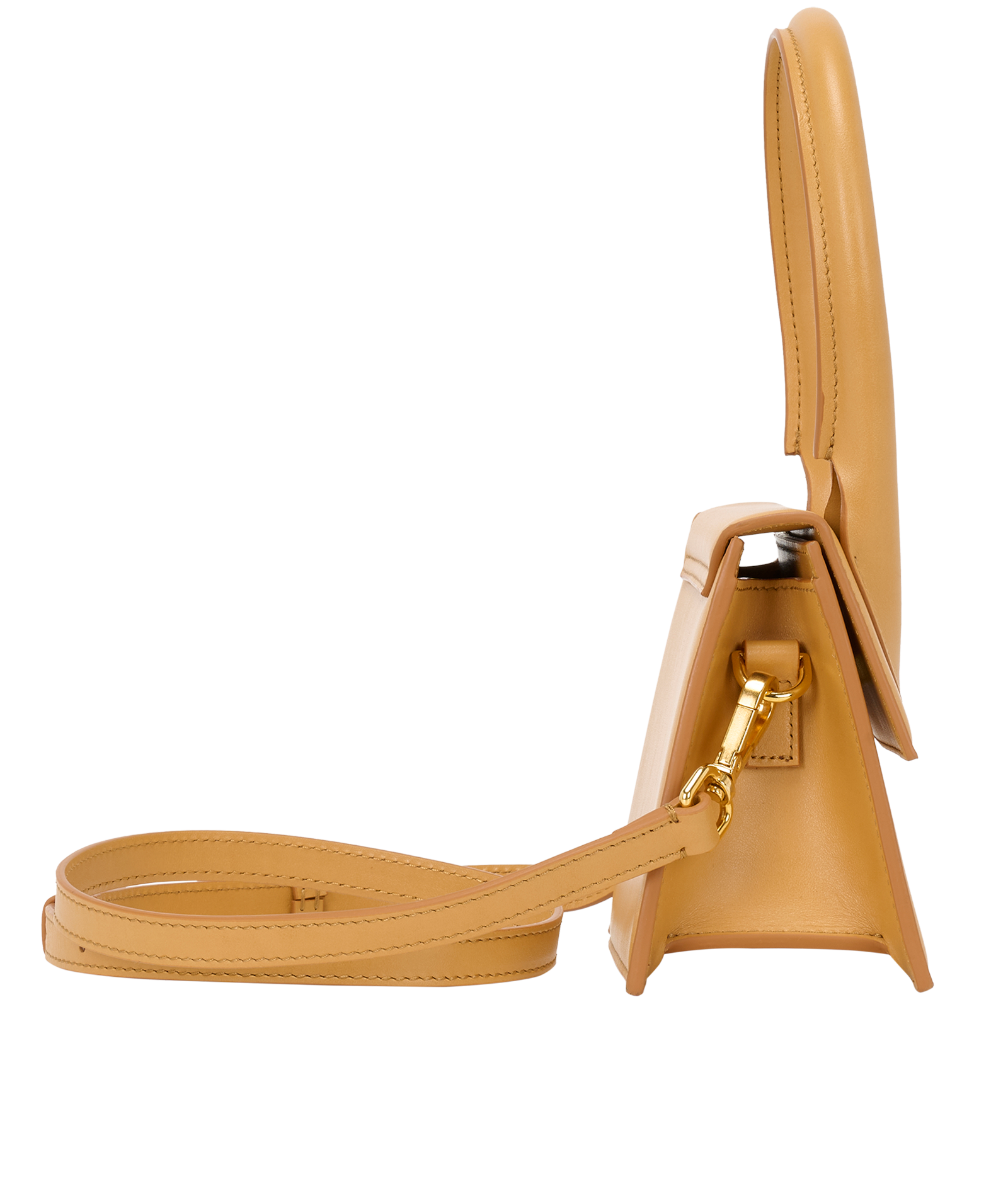 Le Chiquito Moyen, &pound;230, Handbags, Tan, Leather, Side view